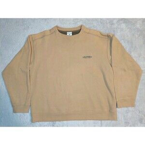 Vintage Columbia Pullover Crewneck Sweater Beige Authentic Outdoor Men's Large